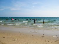 Sihanoukville beach on Gulf of Thailand.