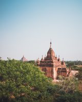 Temples, pagodas, and stupas in Bagan, Myanmar.