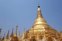 Yangon, Myanmar is home to both the Sule and Shwedagon Pagoda complexes.