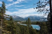 Vista on the Grassi Lakes hike