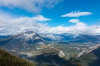 Overlooking the Bow Valley.