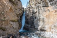 Lower Falls at the Johnston Canyon hike.