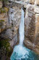 Upper Falls at the Johnston Canyon hike.