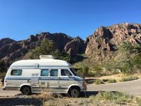 Our campsite at Chisos Basin.