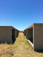 Donald Judd; 15 untitled works in concrete.