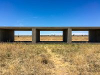 Donald Judd; 15 untitled works in concrete.