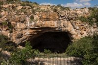 This is the cave entrance from which the bats *should* have exited at sunset.