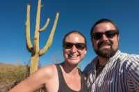 Saguaro selfie.