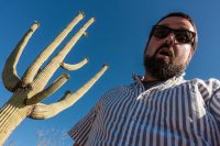 Saguaro selfie.