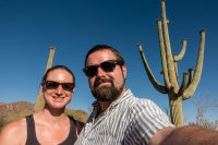 Saguaro selfie.