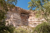 Cliff dwelling.