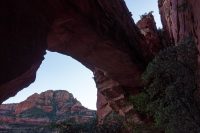 A side trail leads to a beautiful detached arch.