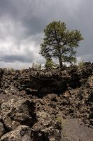 A'a Trail in Sunset Crater Volcano National Monument.