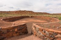 Wupatki pueblo complex.