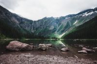 Avalanche Lake hike, Glacier National Park, Montana, United States.