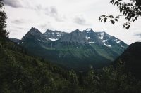 Views along the Going to the Sun Road, Glacier National Park, Montana, United States.