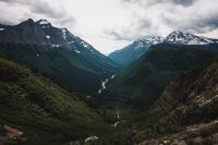 Views along the Going to the Sun Road, Glacier National Park, Montana, United States.