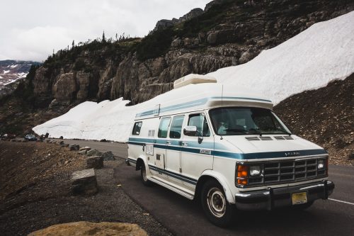 Camper Dan is loving the Going to the Sun Road, Glacier National Park, Montana, United States.