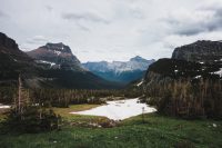 Views along the Going to the Sun Road, Glacier National Park, Montana, United States.