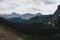 Views along the Going to the Sun Road, Glacier National Park, Montana, United States.