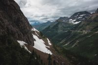 Views along the Going to the Sun Road, Glacier National Park, Montana, United States.