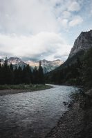 Views along the Going to the Sun Road, Glacier National Park, Montana, United States.