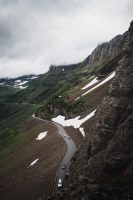 Ah! Highline Trail, Glacier National Park, Montana, United States.