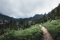 One the best hikes ever. Iceberg Lake hike, Glacier National Park, Montana, United States.