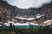 One the best hikes ever. Iceberg Lake hike, Glacier National Park, Montana, United States.