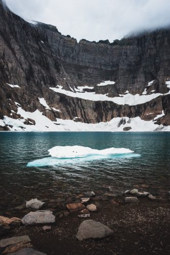 One the best hikes ever. Iceberg Lake hike, Glacier National Park, Montana, United States.