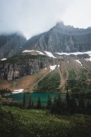 One the best hikes ever. Iceberg Lake hike, Glacier National Park, Montana, United States.