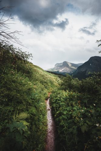 One the best hikes ever. Iceberg Lake hike, Glacier National Park, Montana, United States.