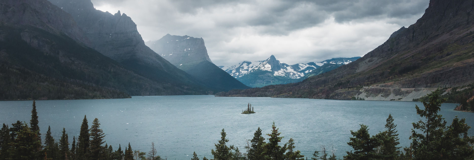 Wild Goose Island, Glacier National Park, Montana, United States.