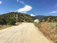 Free camping outside Salida; amenities included...