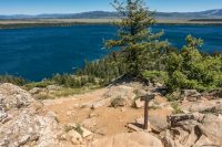 View of Jenny Lake from Inspiration Point.