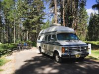 Camper Dan at Lake Mary Ronan State Park