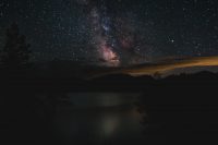 Montana night sky over Emery Bay