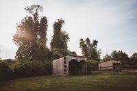 Horse stables.