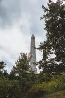 High Point Monument was erected to honor war veterans.