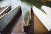 The dam at Lyman Run State Park.