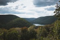 A viewpoint at Lyman Run State Park.