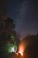 The Milky Way can be seen on a clear night at Stony Creek Farmstead.