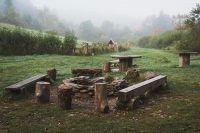 Daybreak on Stony Creek Farmstead is magical.