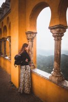 Taking in the view from the Palacio De Pena.