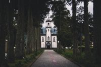 One of my favorite things about São Miguel is the striking black and white architecture that really punctuates all of the natural colors on the island, especially the abundant and vibrant greens. An exemplary display here at the Church of São Nicolau, Sete Cidades, São Miguel, Azores.