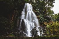 One never tires of a waterfall in a nature park.