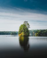 Pawtuckaway State Park offers a lake beach for swimming.