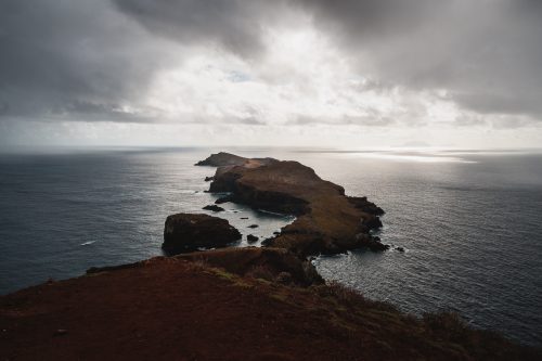 ... until you reach the end with rain clouds overhead.