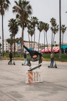 Venice Beach Skatepark, Los Angeles, California.