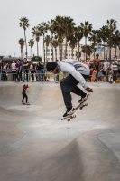 Venice Beach Skatepark, Los Angeles, California.